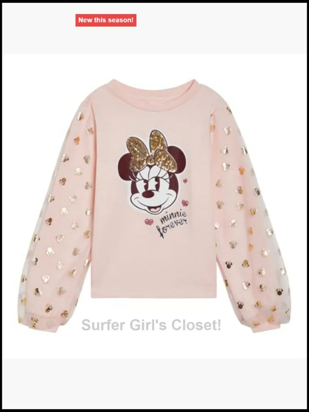 Minnie Mouse Peplum Tee & Leggings Outfit Set